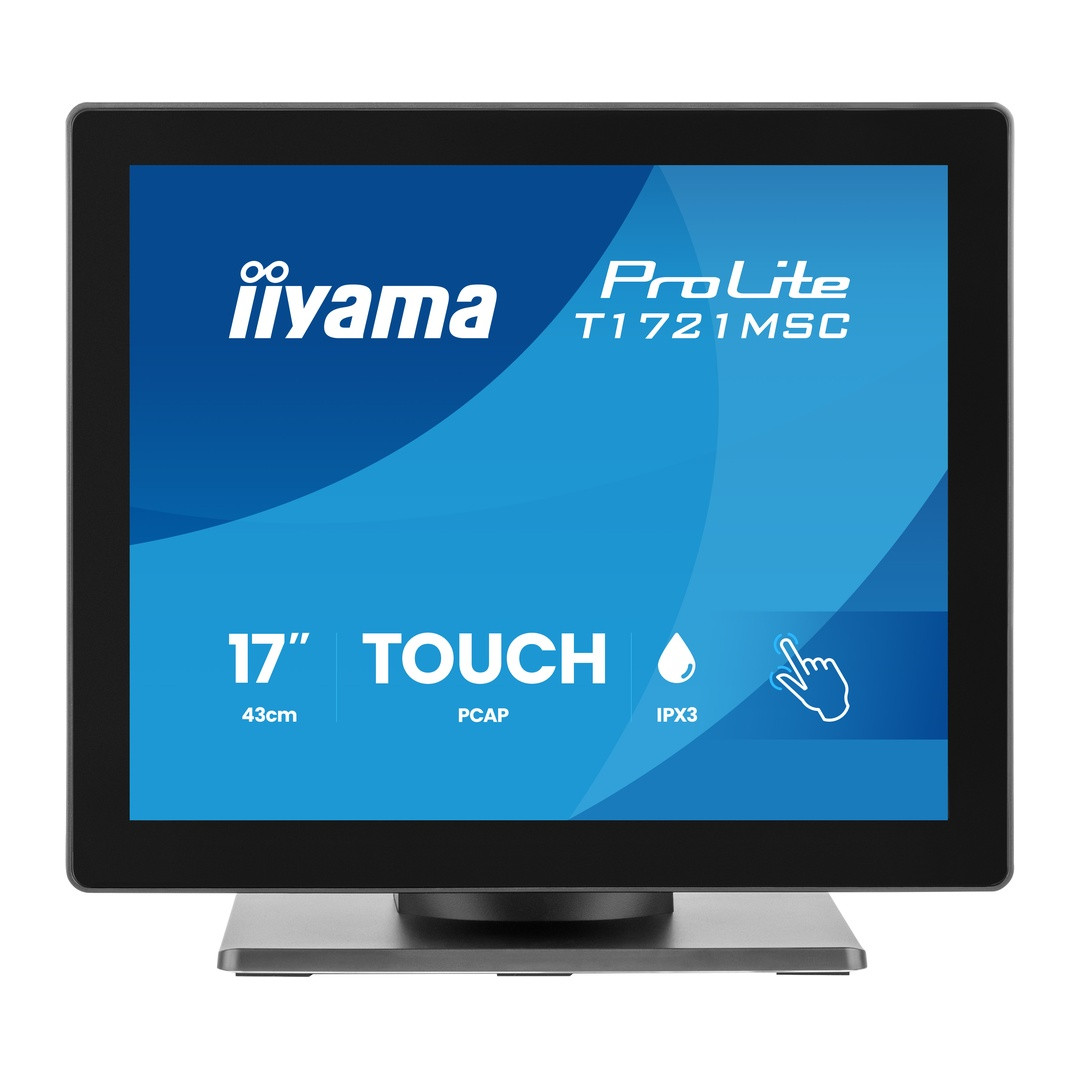 17" iiyama T1721MSC-B3:PCAP,10P,HDMI,repro