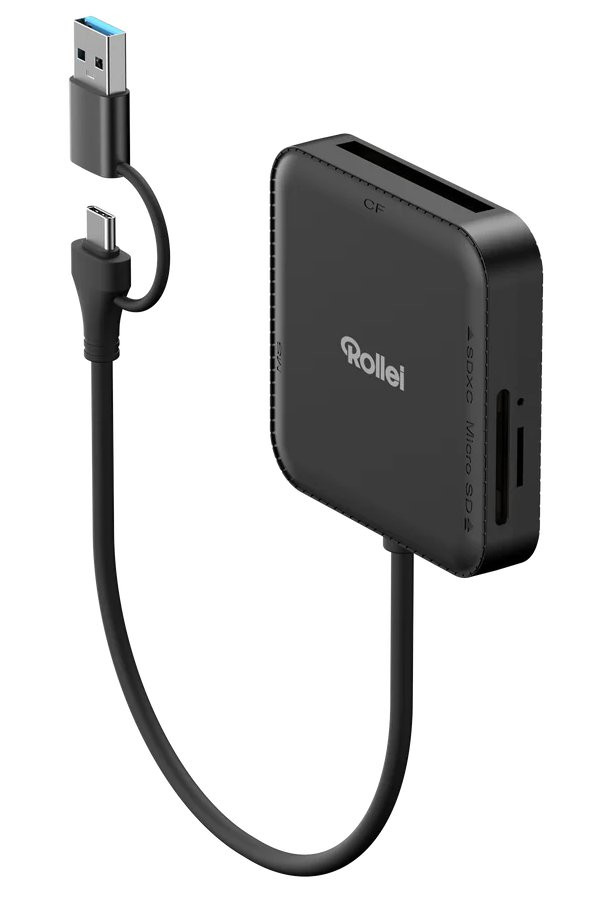 Rollei 4-in-1 Card Reader for SD, CF, MS & microSD
