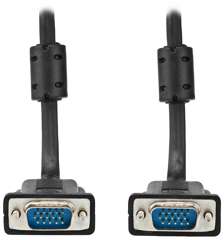 NEDIS kabel VGA (D-SUB)/ zástrčka VGA - zástrčka VGA/ černý/ bulk/ 3m