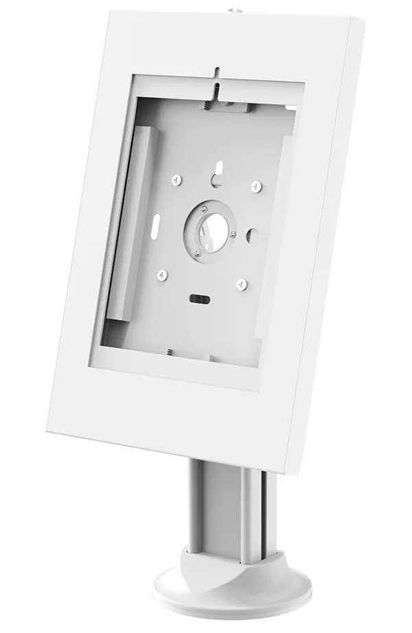 Neomounts  DS15-640WH1 / desk grommet, lockable tablet casing for Apple iPad, PRO, Air & Samsung Galaxy Tab / White