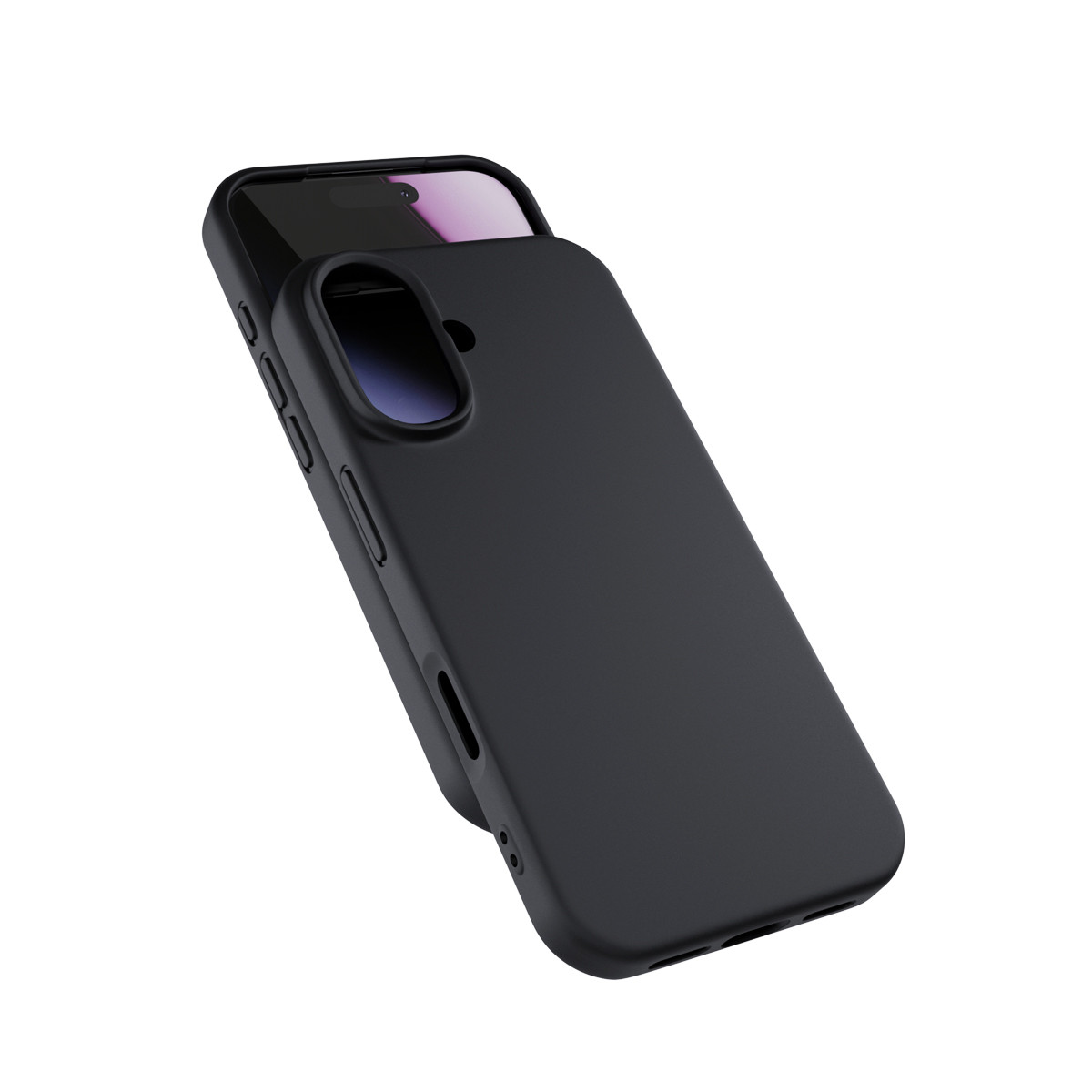 Epico Silicone TPU Mag+ Case iPhone 17 - černá