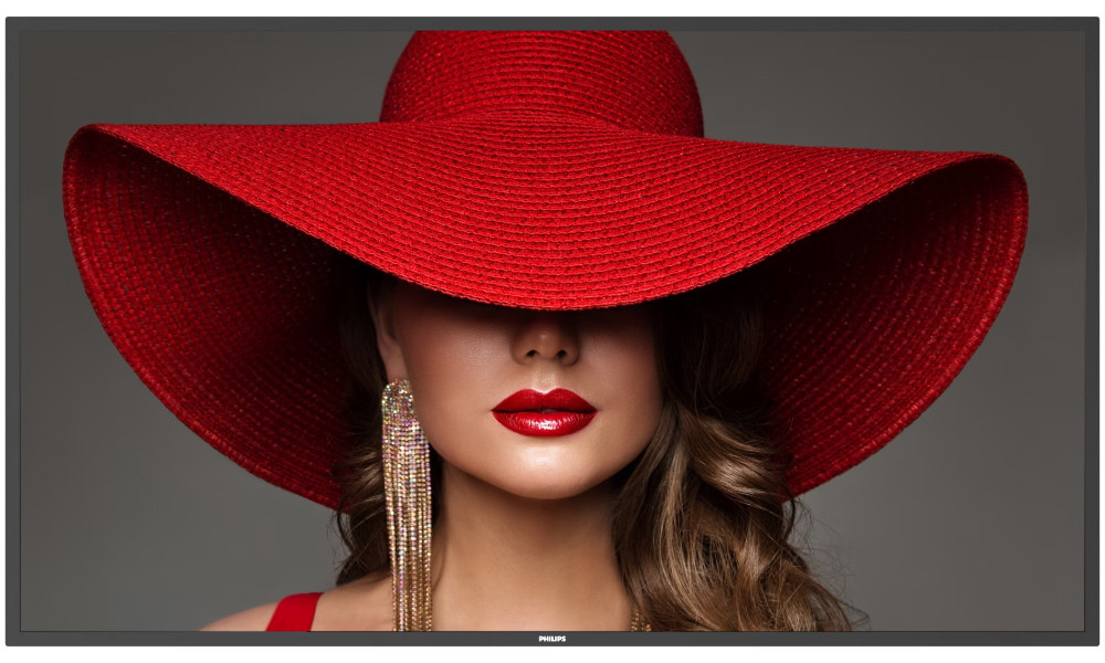 Philips VA panel – 50" D-LED displej, UHD rozlišení, VA panel, jas 500 cd/m2, provoz 24/7, Android 11
