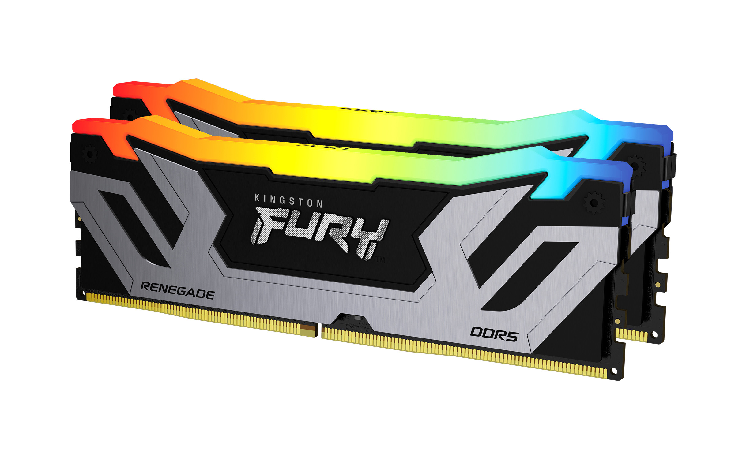 Kingston/CUDIMM DDR5/48/8800MHz/CL42/2x24GB/RGB/Black/Silv