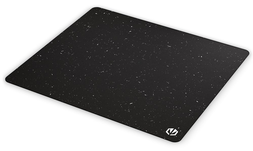 Endorfy podložka pod myš Stoneflow Black L / 450x400x3 / voděodolná / obšitá / gumová spodní vrstva / černý kámen