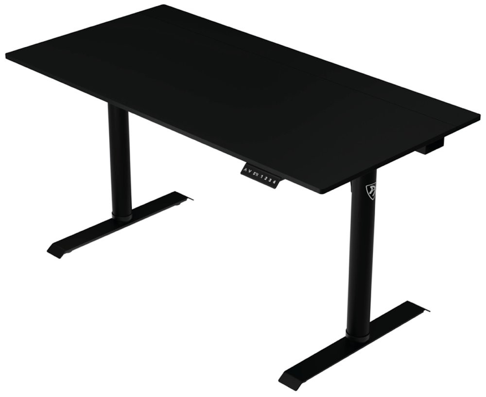 AROZZI herní stůl ARENA NORDICO Black/ motorizovaný/ barva deska černá, nohy černé/ šíře 140cm/ výška 71-115 cm