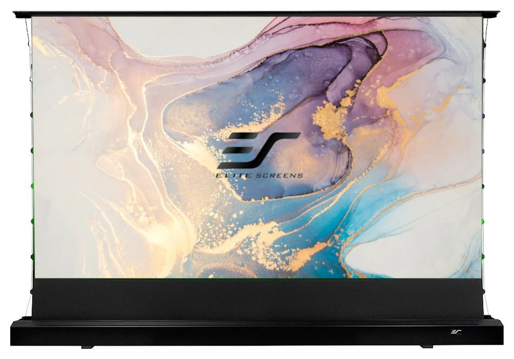 ELITE SCREENS plátno elektrické od podlahy vzhůru 135" (343cm)/ 16:9/ 168×299cm/ gain 0,8/ case černý/ CLR5 / pro UST