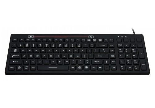 SK312 – Průmyslová silikonová antibakteriální klávesnice, CZ, USB, IP68