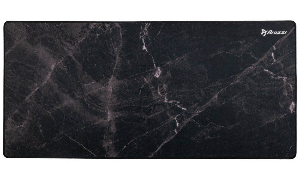 AROZZI ZONA Mousepad XL Black Marble/ XL podložka na stůl/ 900x420x4 mm/ voděodolná