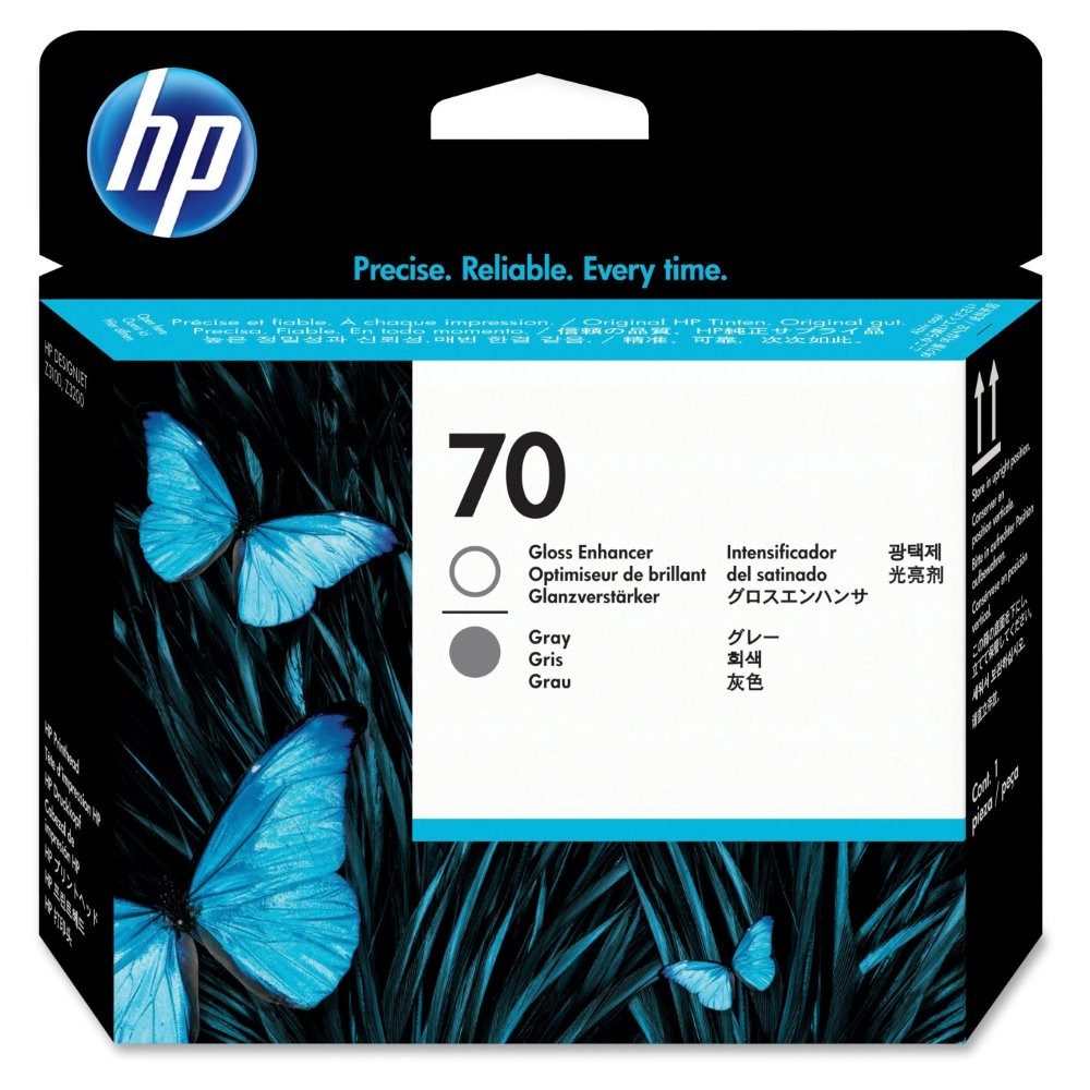 HP 70 Tisková hlava zesilovače lesku a šedé barvy DesignJet