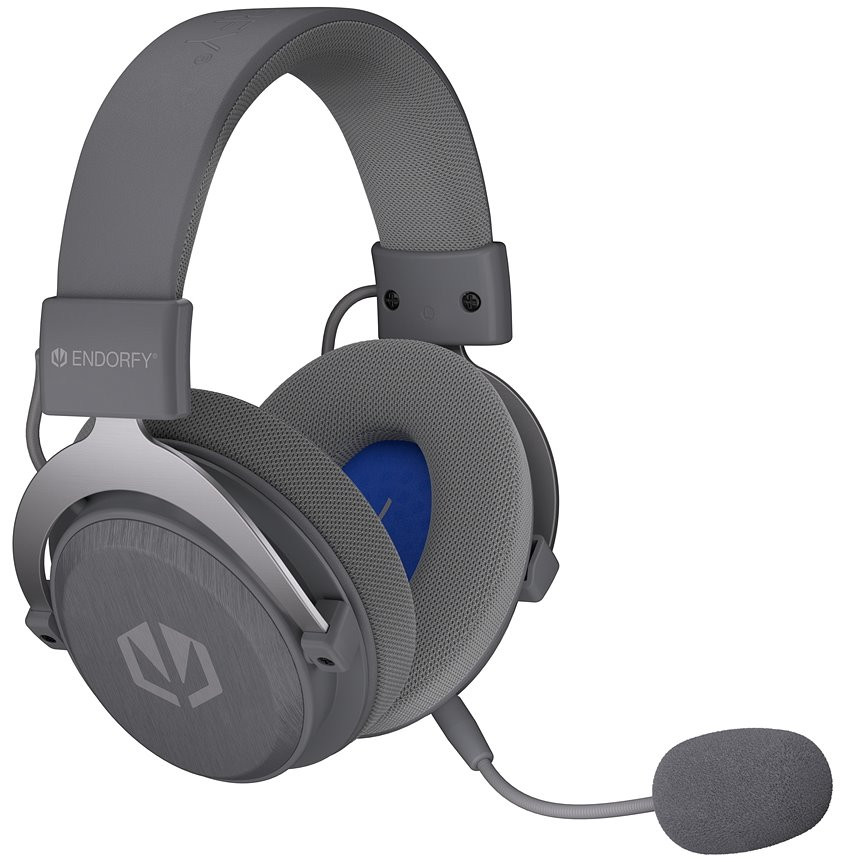 Endorfy headset VIRO Infra Wireless Alt Grey  lehký / USB-C / BT / pop-up filtr / šedý