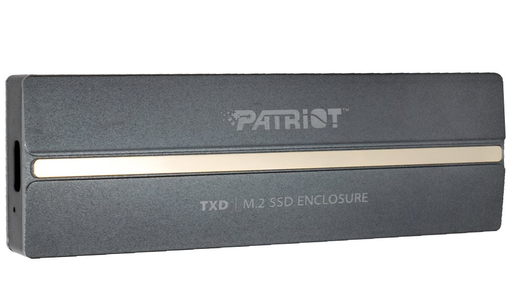 PATRIOT TXD M.2 PCIe SSD Enclosure / Rámeček pro PCIe NVMe SSD/ USB-C Gen 3.2 / hliníkové tělo