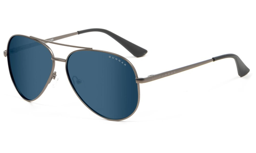 GUNNAR kancelářske/herní brýle MAVERICK GUNMETAL * sluneční skla * BLF 90 *  NATURAL focus