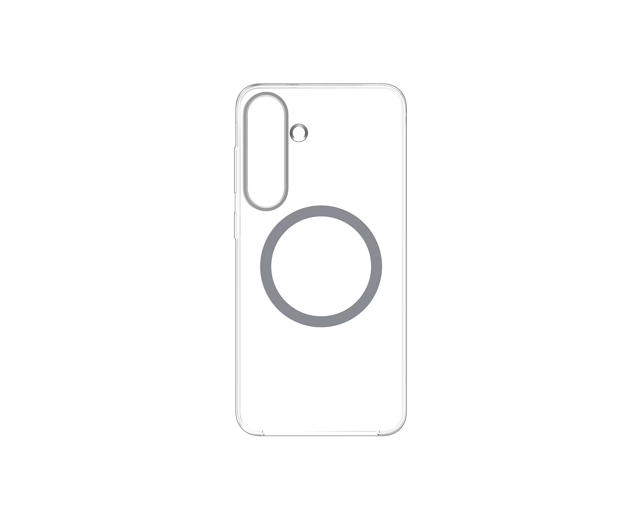 Samsung Průhledný kryt s magnetickým úchytem pro Galaxy S25+ Transparent