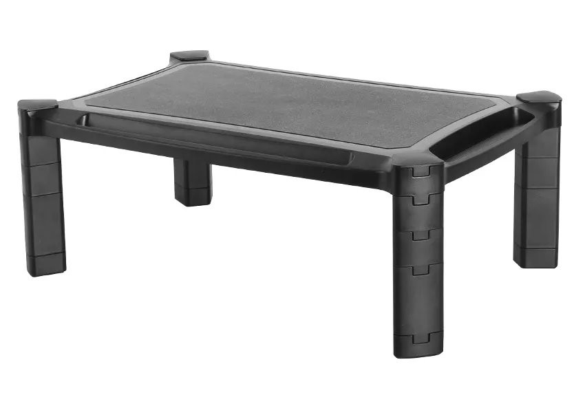 Neomounts NSMONITOR20/podložka pod displej/nosn. 10kg/výška 4,6-16,8cm/plast/černá