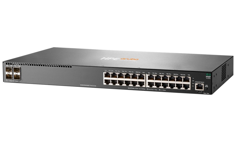 HPE Aruba Networking 2930F 24G 4SFP+ Switch