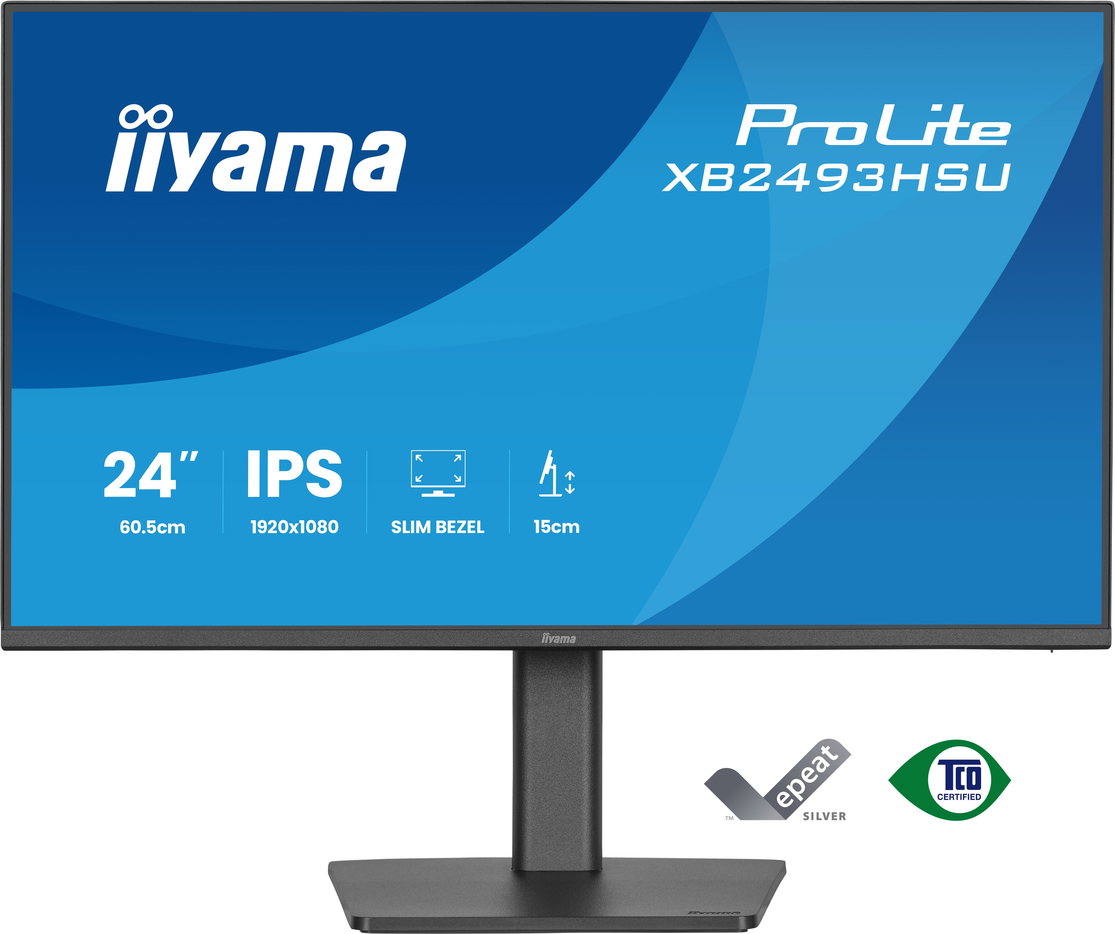 iiyama ProLite/XB2493HSU-B1/23,8"/IPS/FHD/120Hz/1ms/Černá/3R