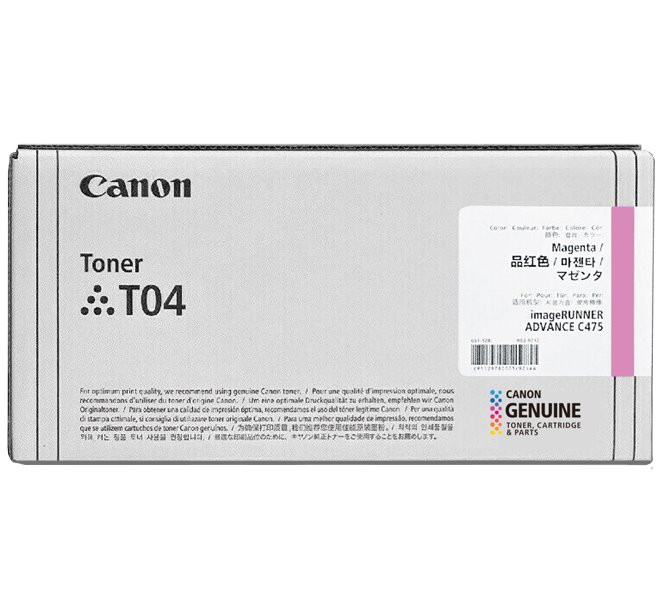 Canon originální  TONER T04 MAGENTA iR-ADV C475/C477 27 500 stran A4 (5%)