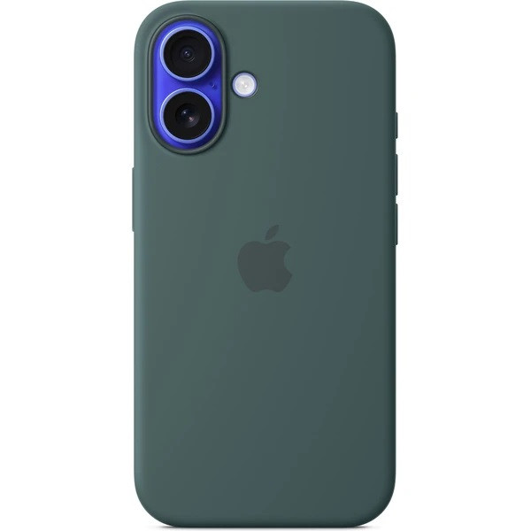 iPhone 16 Silicone Case with MS - Lake Green / SK