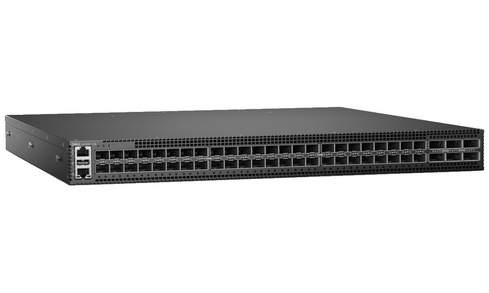 DELL PowerSwitch S4348T, 48x 10GBASE-T, 6x 100GbE QSFP28, IO to PSU, 2xPSU/ SONiC/ 3Y PS NBD on-site