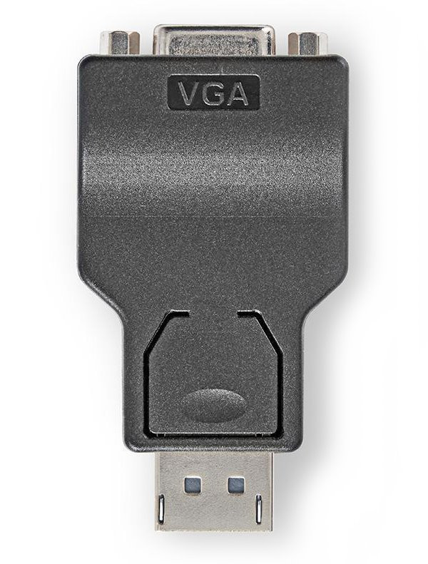 NEDIS adaptér DisplayPort/ zástrčka DisplayPort - zásuvka VGA/ černý/ blistr