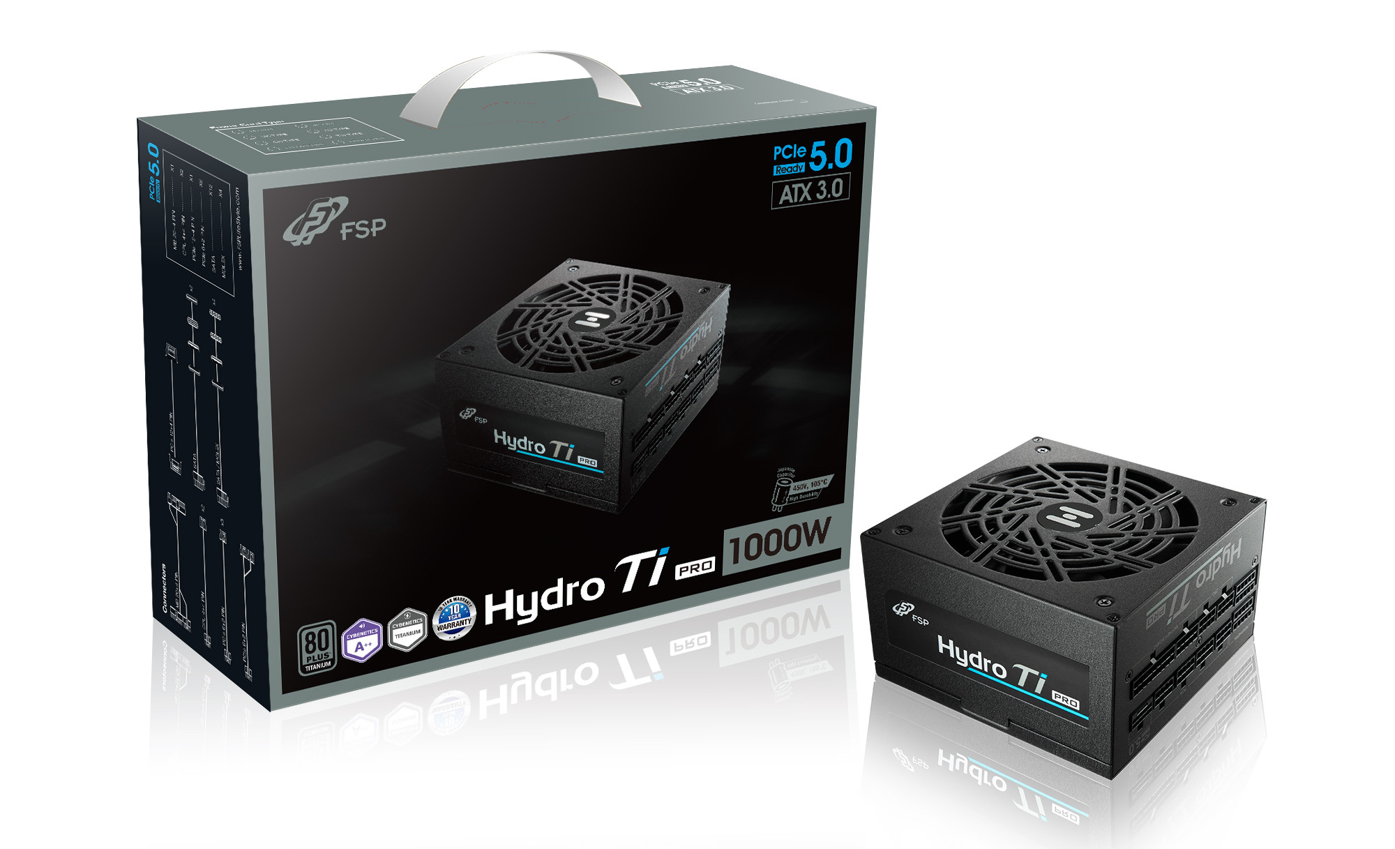 FSP HYDRO Ti PRO/1000W/ATX 3.1/80PLUS Titanium/Modular/Retail