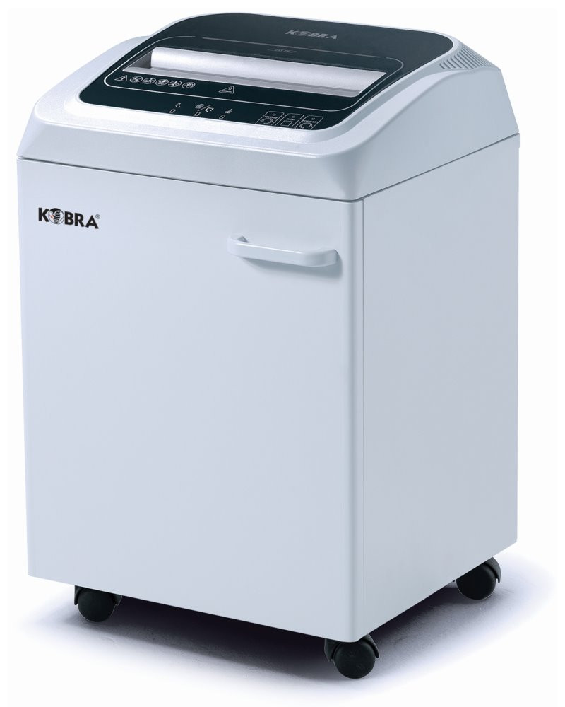 KOBRA skartovač 245 TS C4/ příčný řez 3,9 x 40 mm/ A4/ kapacita 23 listů/ objem 40l/ automat. mazání/ stupeň utajení P4