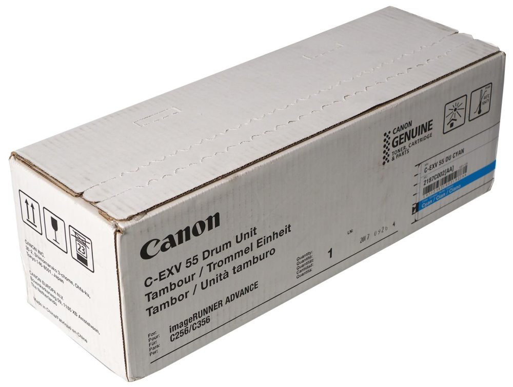 Canon originální  DRUM UNIT C-EXV55 CYAN  iR Advance C256/C257/C356/C357 Cyan  45 000 stran A4 (5%)