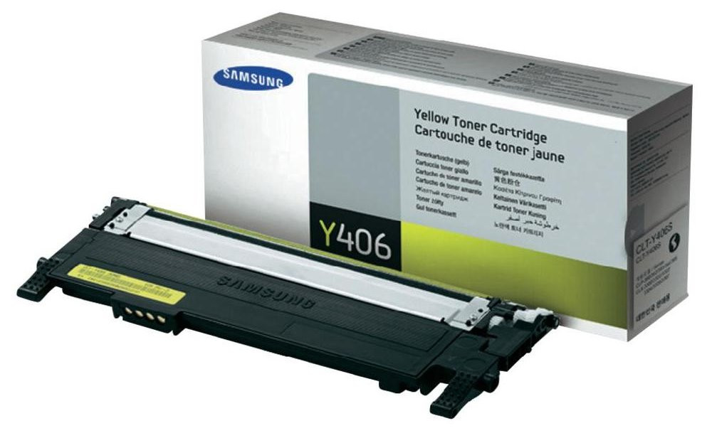 HP - Samsung toner žlutý CLT-Y406S pro CLP-360/365,CLX-3300/3305/C410/C460/C467 - 1000 stran