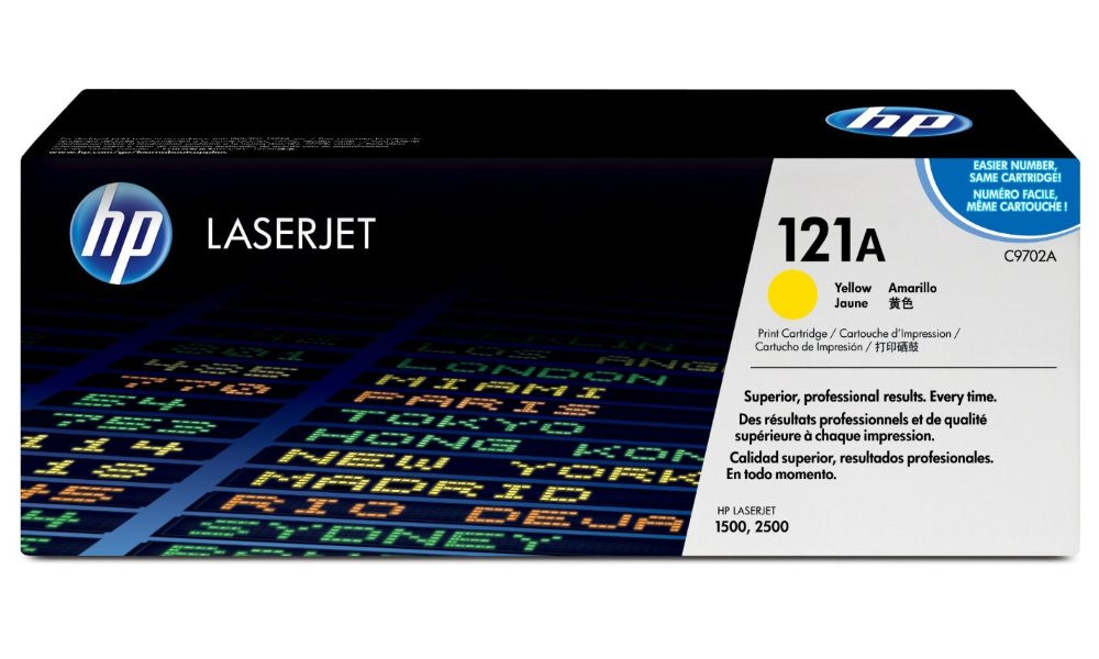 HP color toner, C9702A, žlutý CLJ 2500 originál