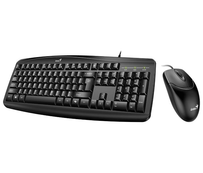 GENIUS Smart KM-200/ Drátový set/ Copilot/ USB/ černá/ CZ+SK layout