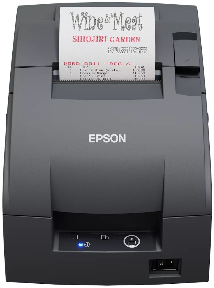 EPSON TM-U220IIB UDG/ Pokladní tiskárna/Seriová/ Černá/ Včetně zdroje
