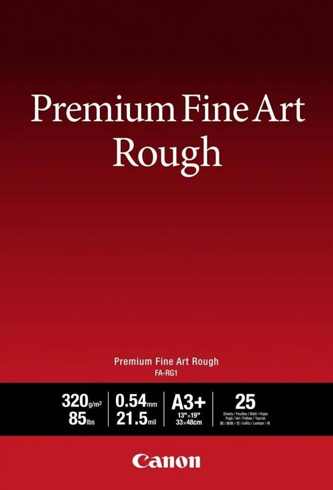 Canon fotopapír  FA-RG1  Premium FineArt Rough A3+ 25 listů