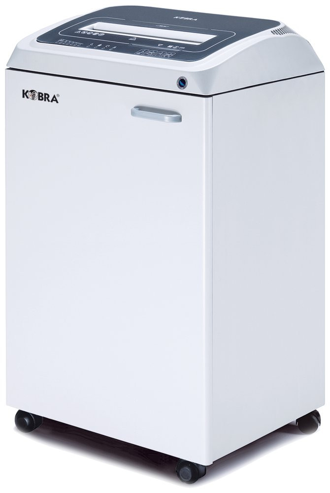 KOBRA skartovač 270 TS S4/ proužkový řez 3,8 mm/ A3/ kapacita 29 listů/ objem koše 110l/ stupeň utajení P2/ šedý