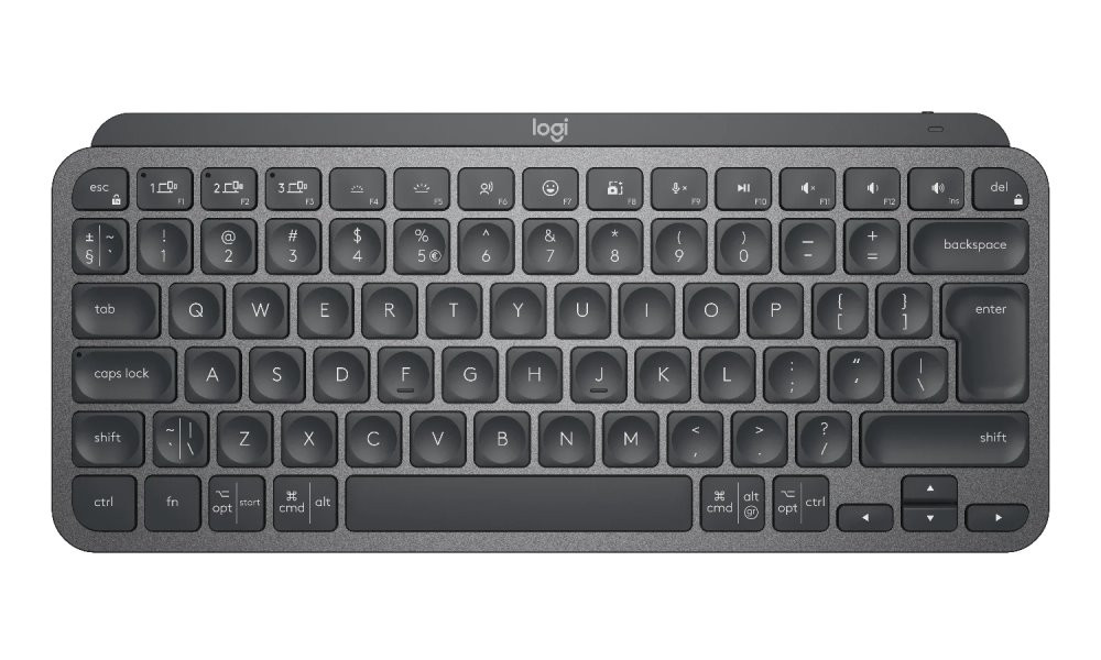 Logitech bezdrátová klávesnice MX Keys mini/ EasySwitch/ Bluetooth/ CZ/SK - grafitová