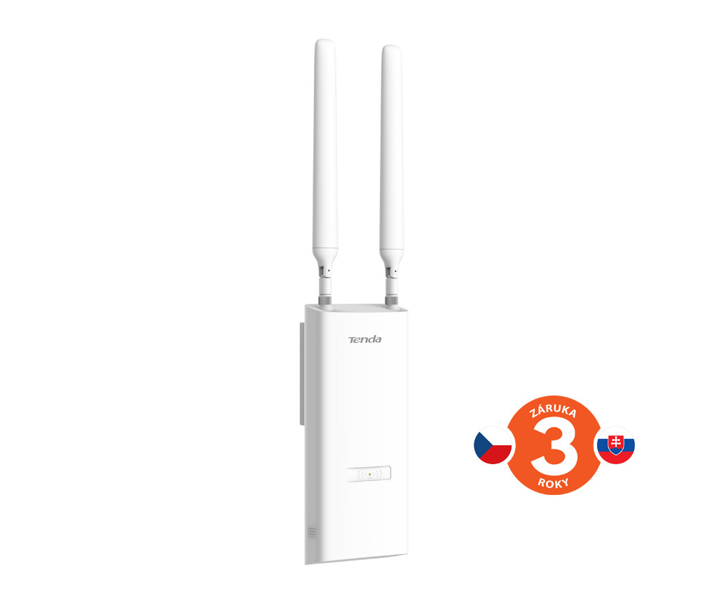 Tenda OAP1200 Outdoor WiFi AP AC1200, Gigabit LAN, IP65, VLAN, 802.11k/v/r, aktivní i pasivní PoE