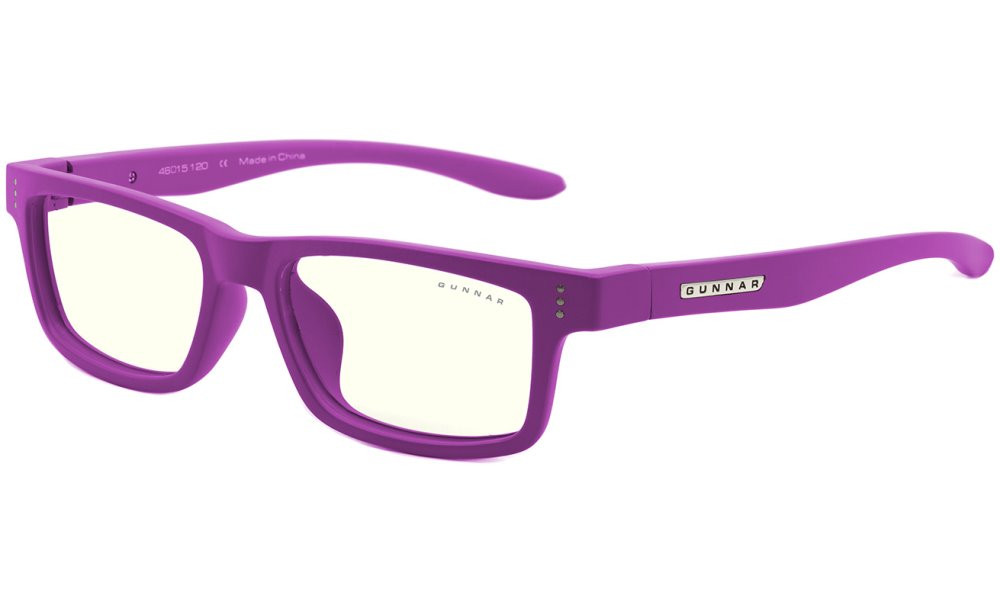 GUNNAR kancelářske/herní brýle  CRUZ KIDS SMALL (4-8) MAGENTA čirá skla BLF 35 NATURAL focus