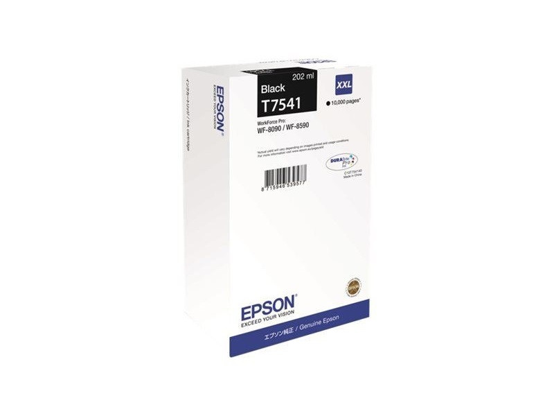 Epson inkoustová náplň/ C13T754140/ WF-8090/ 8590/ 10 000 stran/ XXL Černá