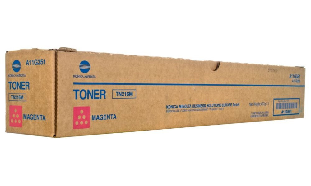 ROZBALENÉ - Konica Minolta Toner TN-216/ Bizhub C220/ C280/ 26 000 stran/ purpurový