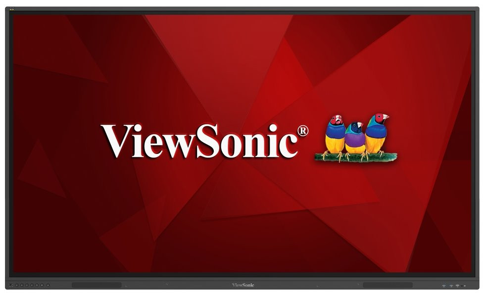 ViewSonic Flat Touch Display IFP75G1/ 75"/ UHD/450nits, 1200:1/HDMI/VGA/USB-C /RJ45 x2, RS232 x1, Black