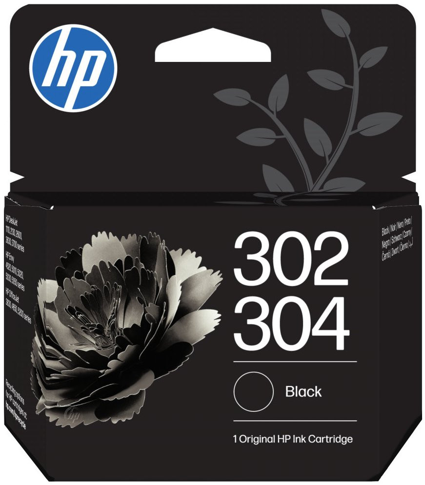HP 302/304 černá inkoustová kazeta, B7RT7AE originál