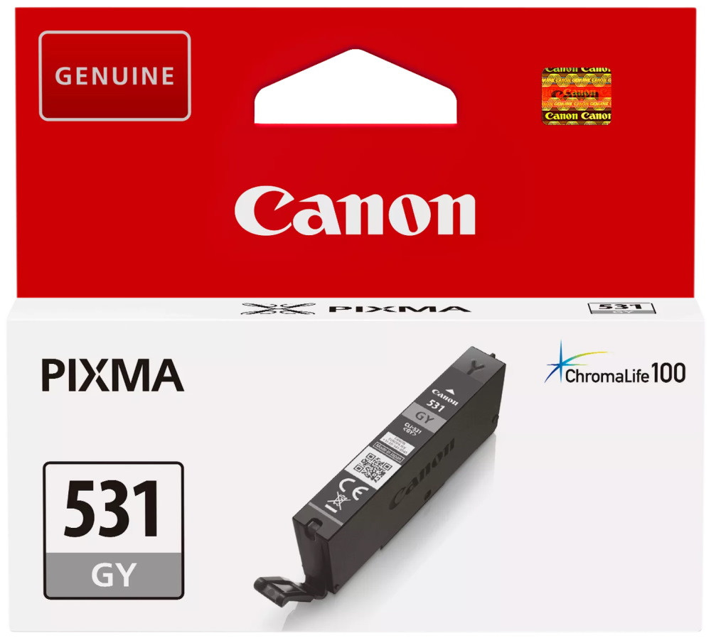 Canon inkoustová náplň CLI-531 GY EUR šedá