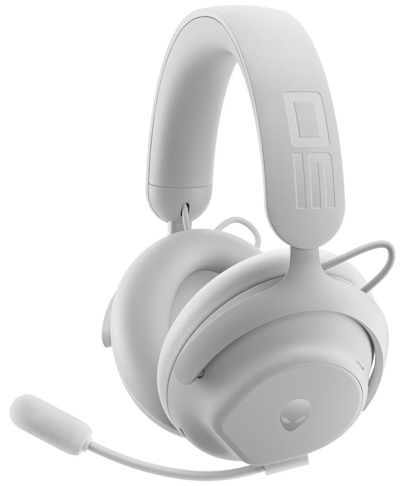 DELL HS-W/ bezdrátová náhlavní souprava  AW Pro/ Wireless gaming AW Pro Headset/ sluchátka + mikrofon/ bílá