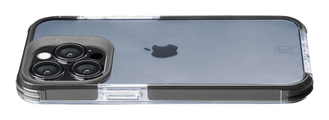 Ultra ochranné pouzdro Cellularline Tetra Force Shock-Twist pro Apple iPhone 15 Pro Max, 2 stupně ochrany, transparentní