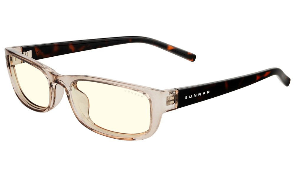 GUNNAR kancelářske/herní brýle  ELIN ROSE TORTOISE čirá skla BLF 35 GUNNAR focus