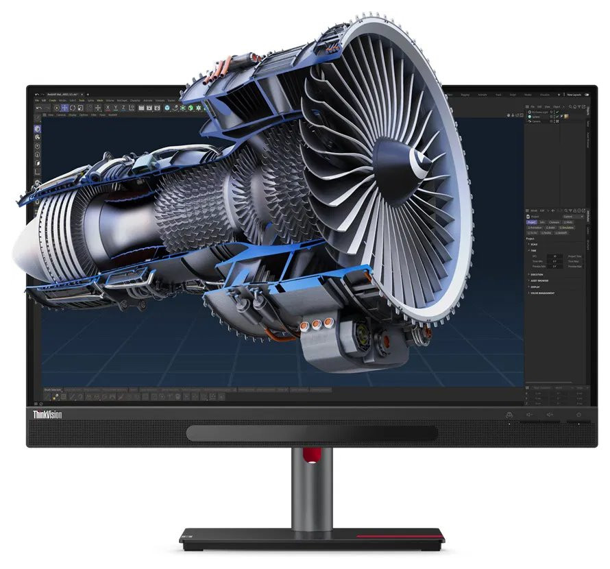 Lenovo ThinkVision 27 3D/ 27" IPS / 3840x2160/ 16:9/ 310cd/m2cmd/ 1200:1 / 4ms/ HDMI/ DP/ USB/ RJ45/ VESA/ PIVOT/ černý
