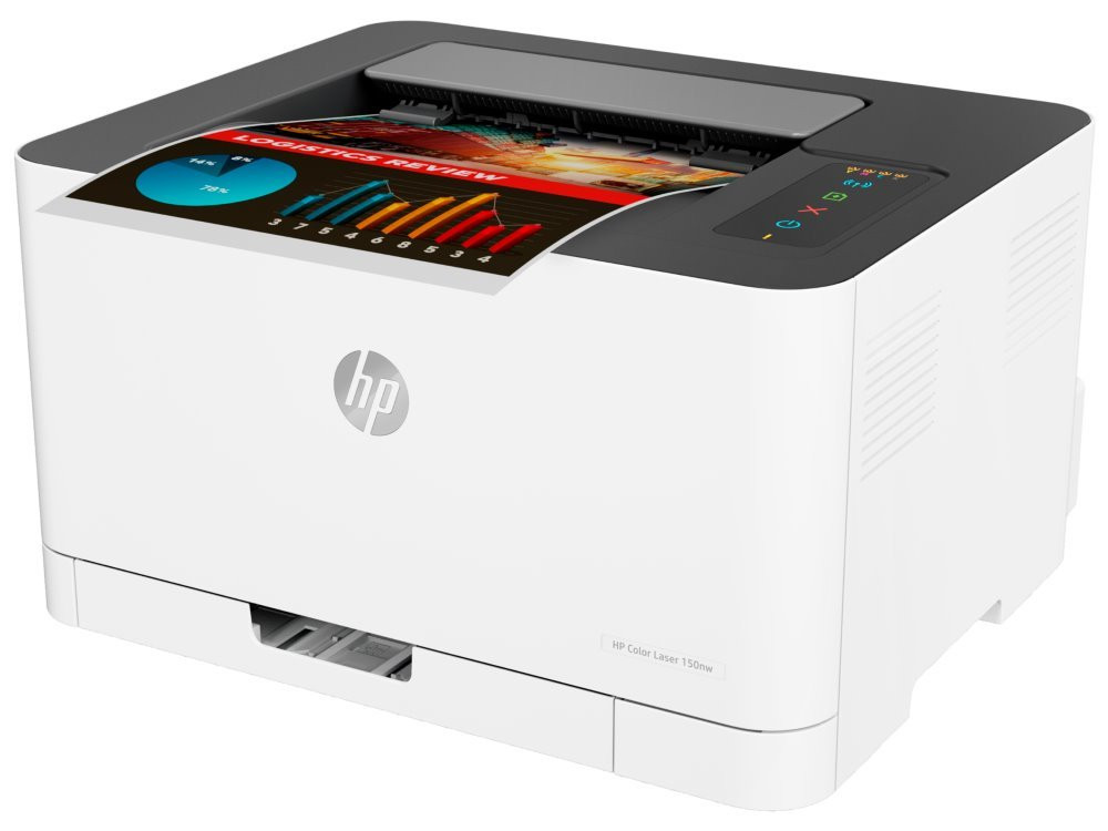 ROZBALENÉ - HP Color Laser 150nw/ A4/ 18ppm/ 600x600dpi/ USB/ LAN/ WIFI