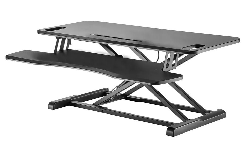 Neomounts  NS-WS300BLACK / Workstation - sit-stand workplace (height adjustment: 11-51 cm) / Black