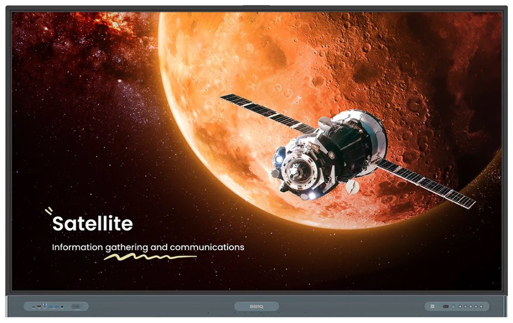 BENQ dotykový panel 75" RP7504/ UHD 4K/8GB I 64GB /provoz 18/7/ HDMI/DP/ USB-C/ Android 13/NFC/wifi/50 dotykových bodů