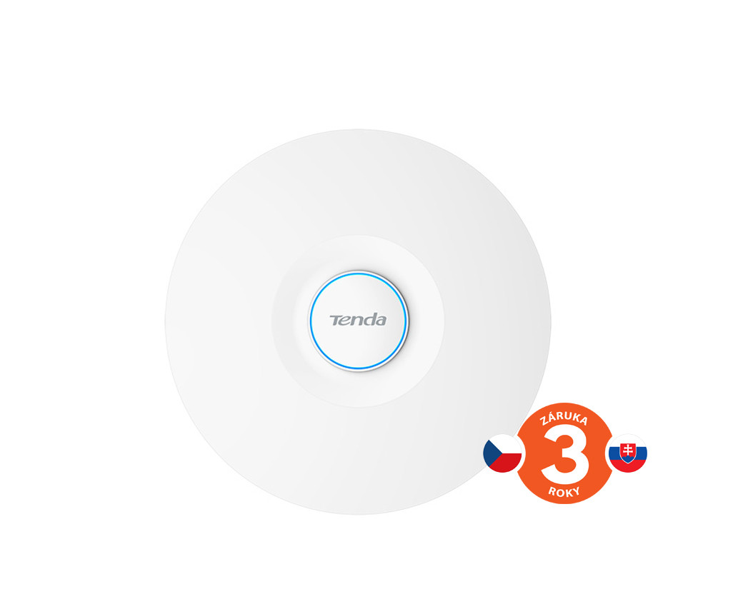Tenda i29 WiFi 6 AX3000 Long Range AP 2976 Mb/s, 2x GLAN, 11x SSID, VLAN, aktivní PoE, stěna/strop
