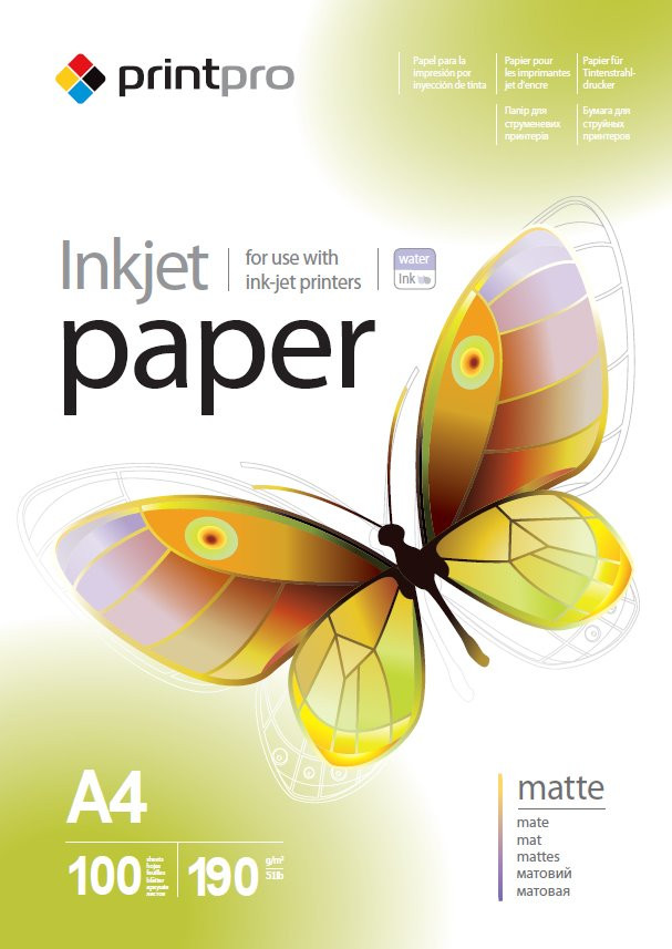 COLORWAY fotopapír/ matte 190g/m2, A4/ 100 kusů